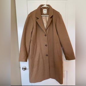 Abercrombie and Fitch Wool Blend Dad Coat